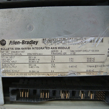 Allen Bradley 2094-BC01-M01 Integrated Axis Module