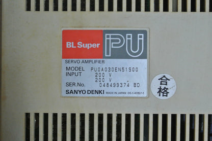 SANYO Denki PU0A030EN51S00 AC Servo Drive Input 200V - Pulingma Automation