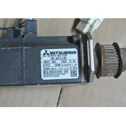 Mitsubishi HC-KFS13B AC Servo Motor 100W 105V