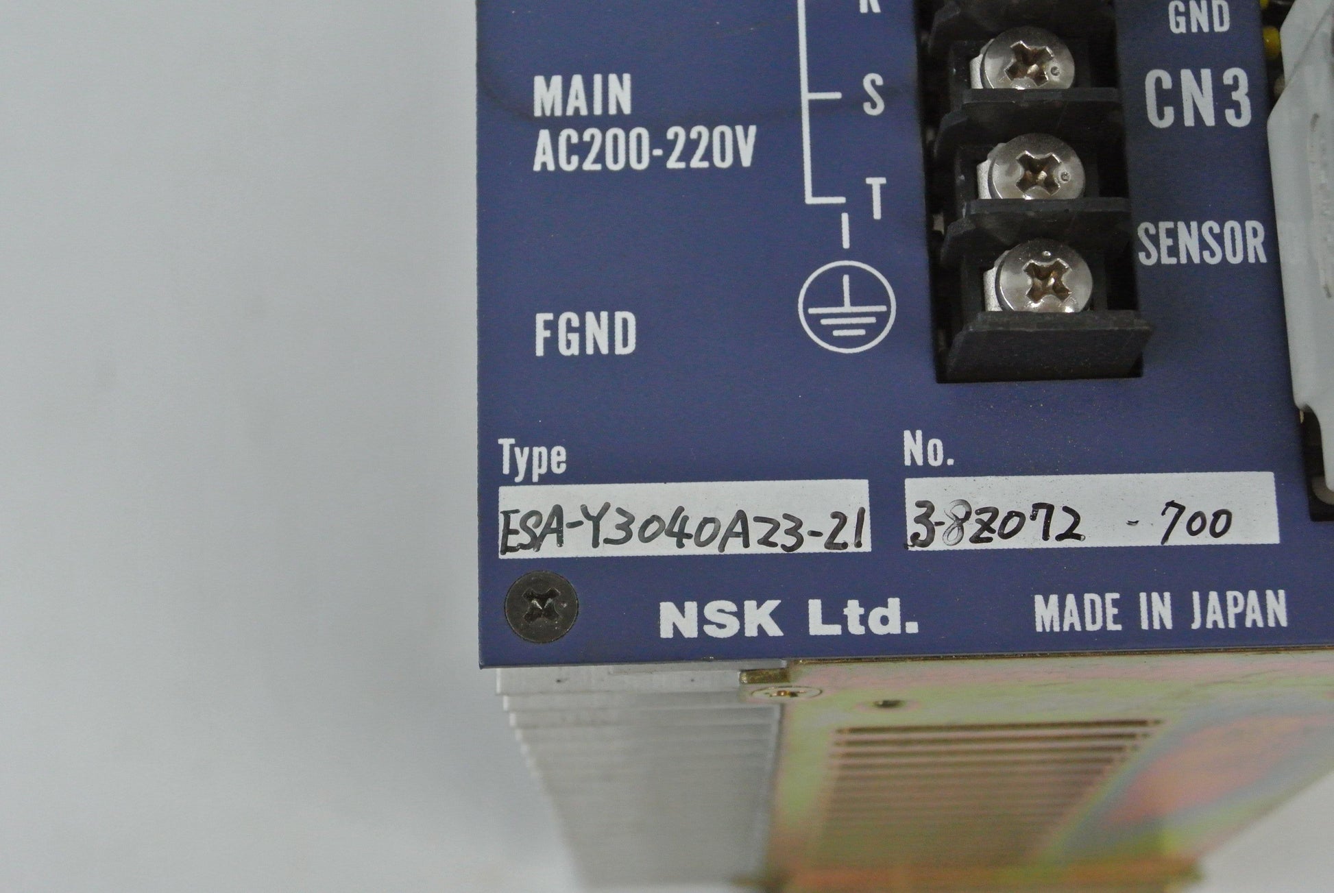 NSK ESA-Y3040A23-21 Servo Drive Series 3-8Z072-700 - Pulingma Automation