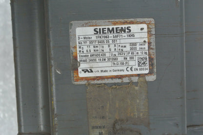 Siemens 1FK7063-5AF71-1KH5 Servo Motor - Pulingma Automation