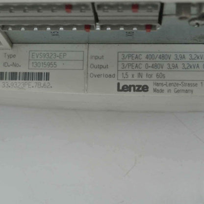 Lenze EVS9323-EP Inverter Input 400/480V