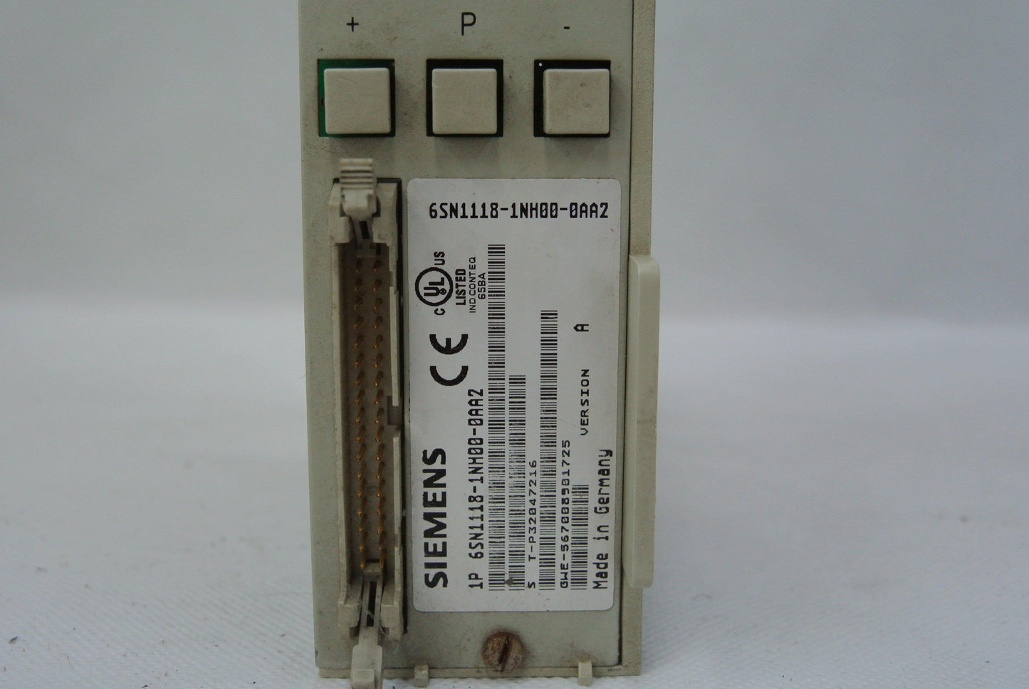 SIEMENS 6SN1118-1NH00-0AA2 Control Unit Version A - Pulingma Automation