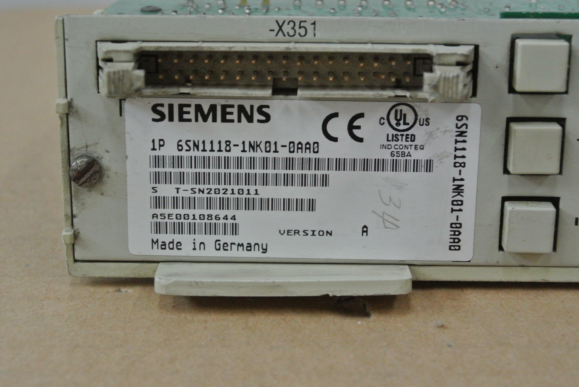 SIEMENS 6SN1118-1NK01-0AA0 Control Module - Pulingma Automation