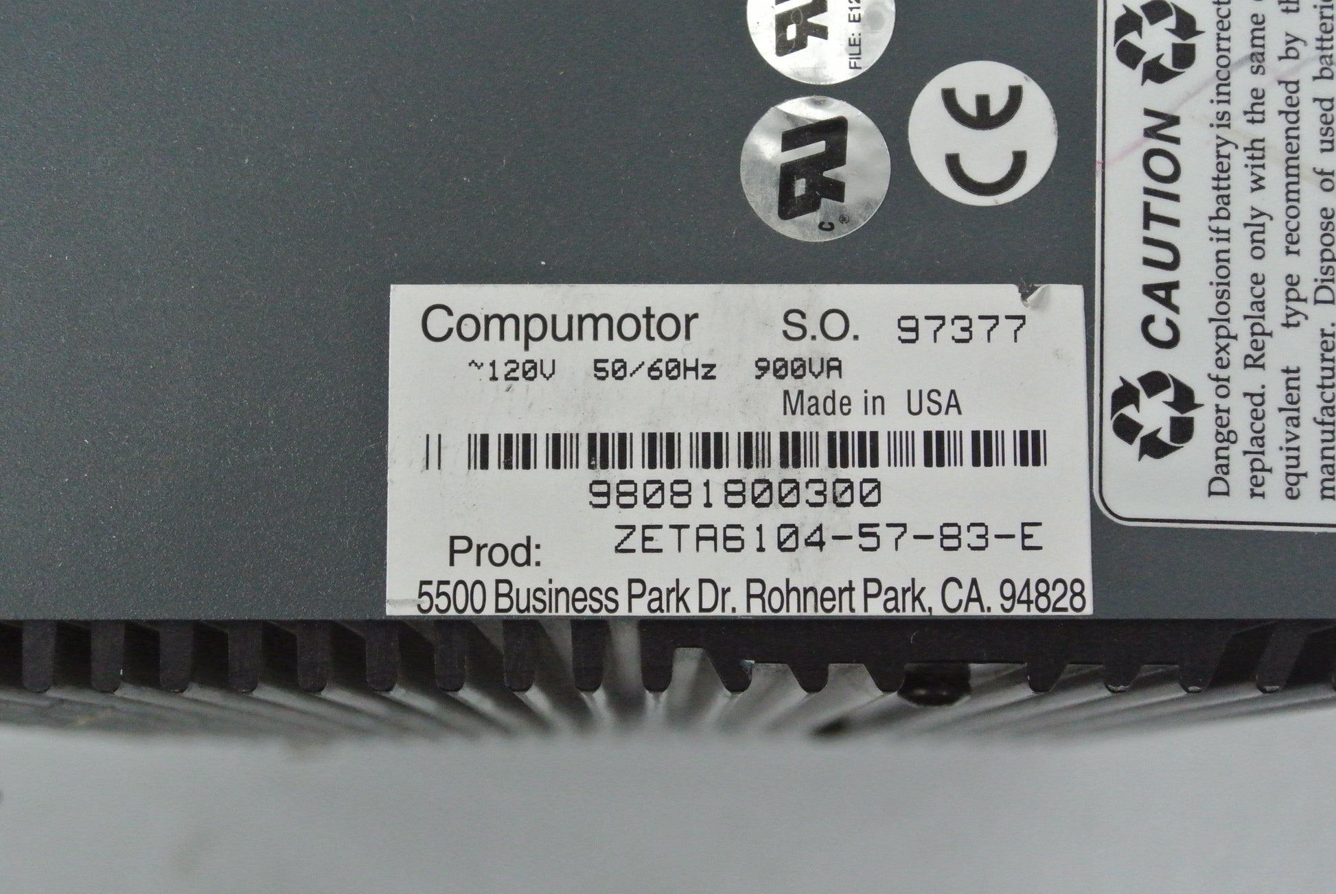 Parker ZETA6104-57-83-E Servo Drive 120V 50/60Hz - Pulingma Automation