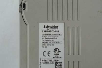 Schneider LXM05BD34N4 Servo Drive Inverter 380/480VAC 50/60Hz - Pulingma Automation