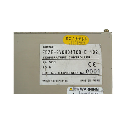 OMRON Temperature Controller E5ZE-8VQH04TCB-E-102 Used In Good Condition - Pulingma Automation