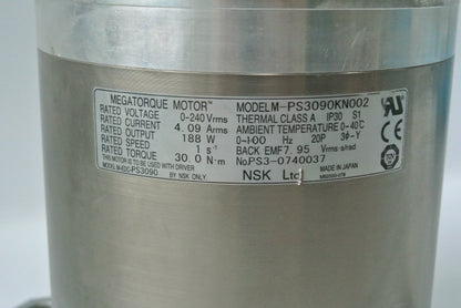 NSK M-PS3090KN002 Megatorque Servo Motor 188W - Pulingma Automation