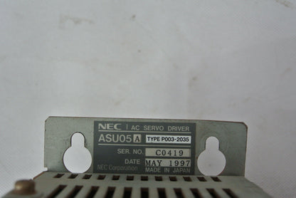 Used NEC AC Servo Driver ASU05A P003-2035 - Pulingma Automation