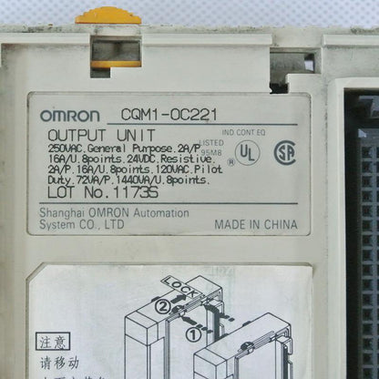 Omron CQM1-0C221 PLC Output Unit - Pulingma Automation