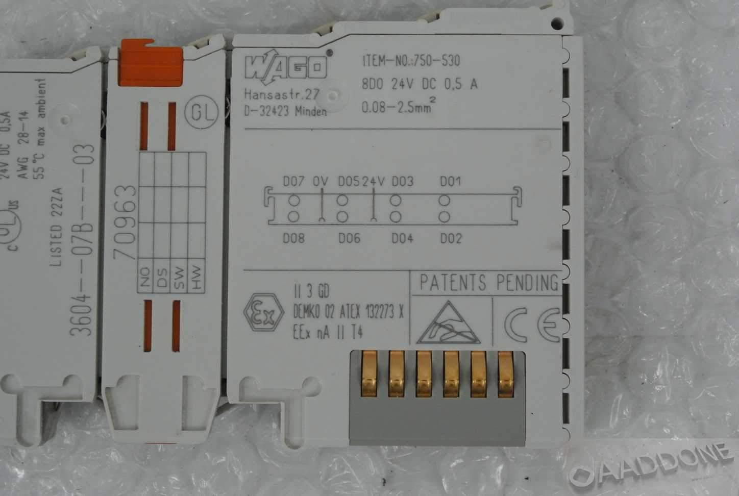 WAGO 750-530 8 Digital Out DO 24 VDC 0.5A - Pulingma Automation