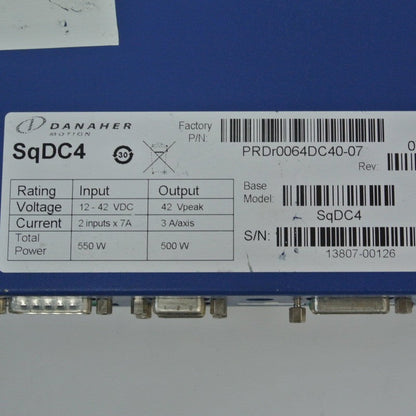 Kollmorgen SQDC4 PRDRLM64DC4Z-00 Servo Drive
