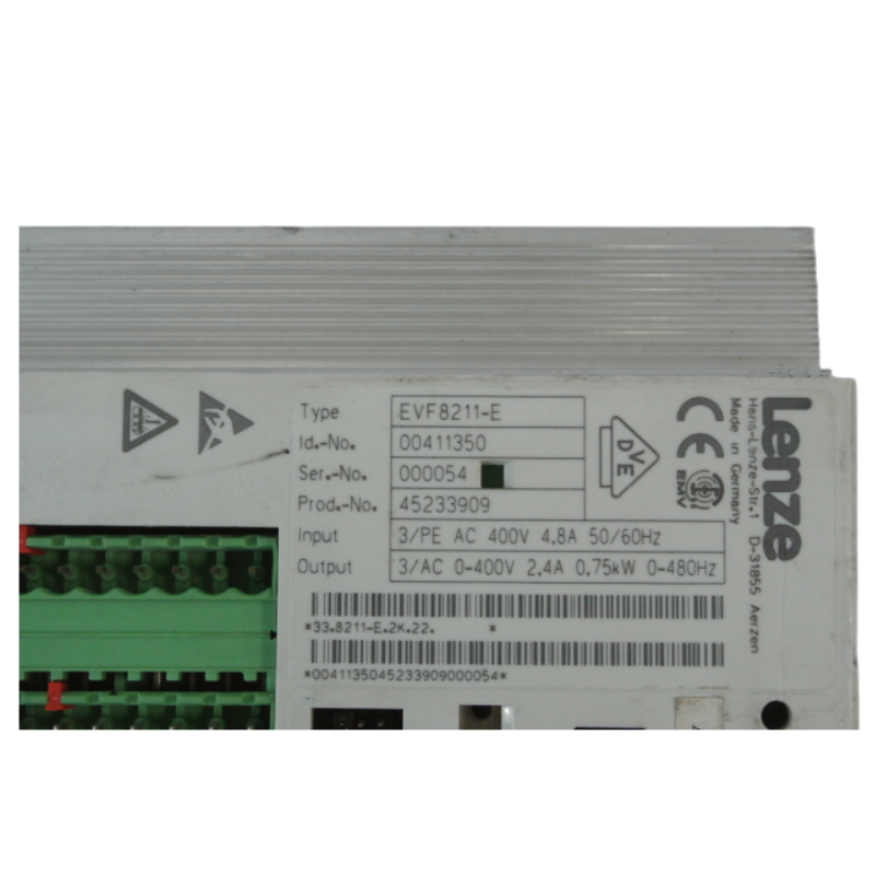 Lenze EVF8211-E Inverter Input 400VAC 750W