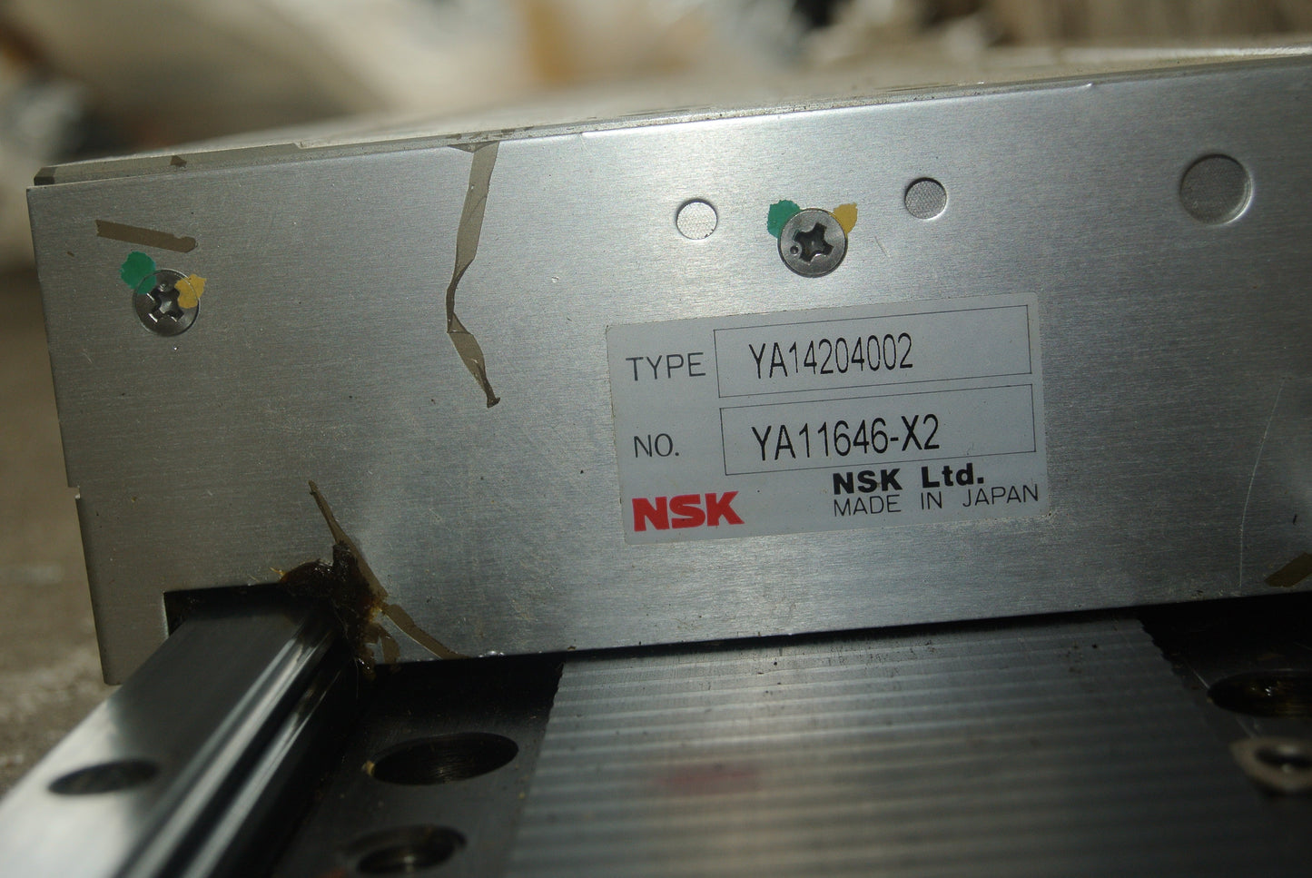 NSK YA14204002 YA11646-X1 Servo Motor With Guide - Pulingma Automation
