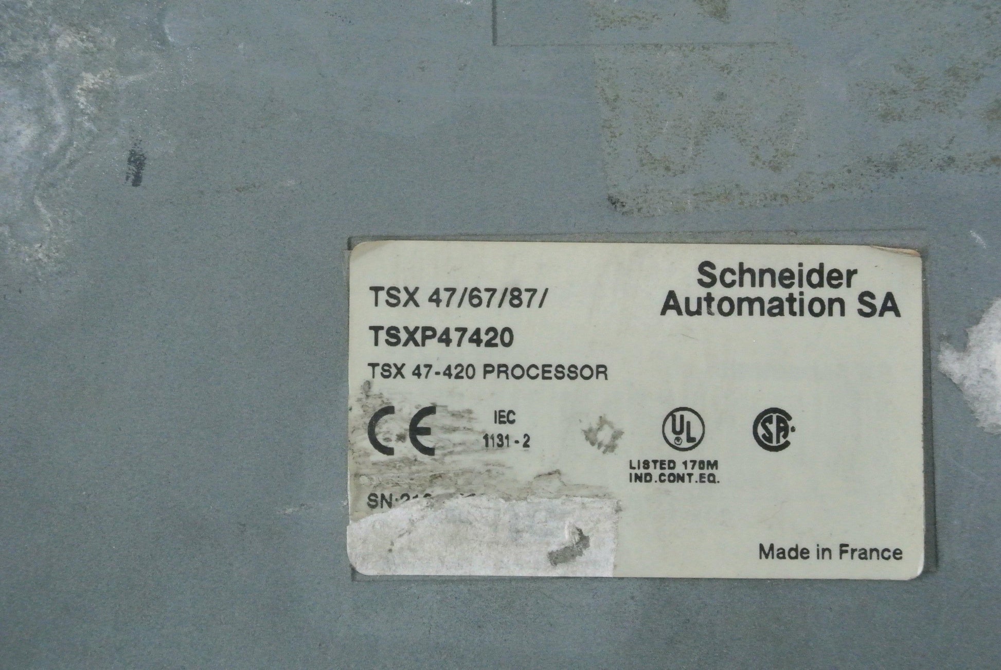 Schneider TSXP47420 Processor Module - Pulingma Automation