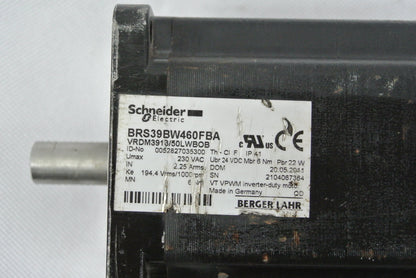 Schneider BRS39BW460FBA Servo Motor 230VAC - Pulingma Automation