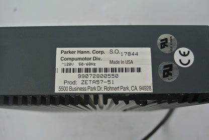 Parker ZETA57-51 Servo Drive 120V 50/60Hz - Pulingma Automation