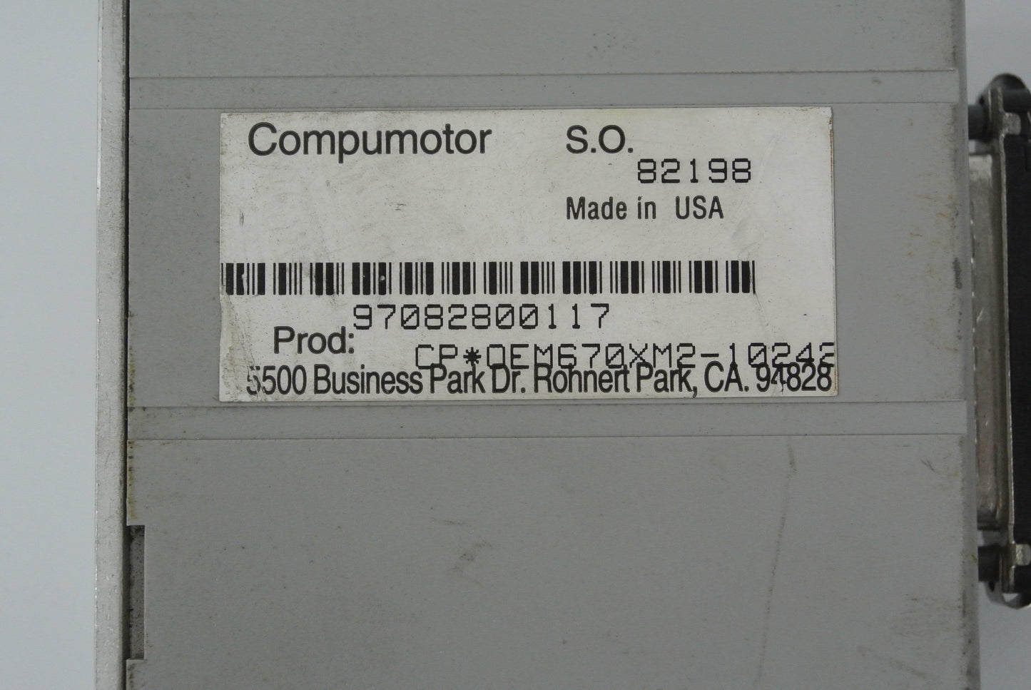 Parker CP*OEM670XM2-10242 Drive Module - Pulingma Automation