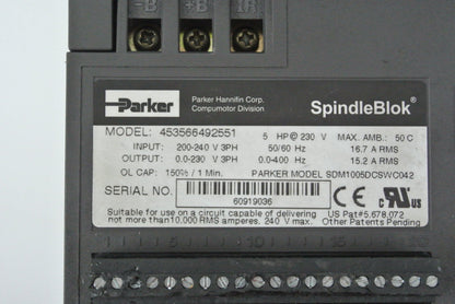 Parker 453566492551 Servo Controller Input 200-240V 3PH - Pulingma Automation