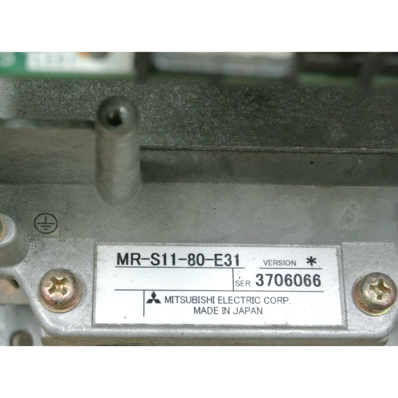 Mitsubishi MR-S11-80-E31 AC Servo Drive SER 3706066