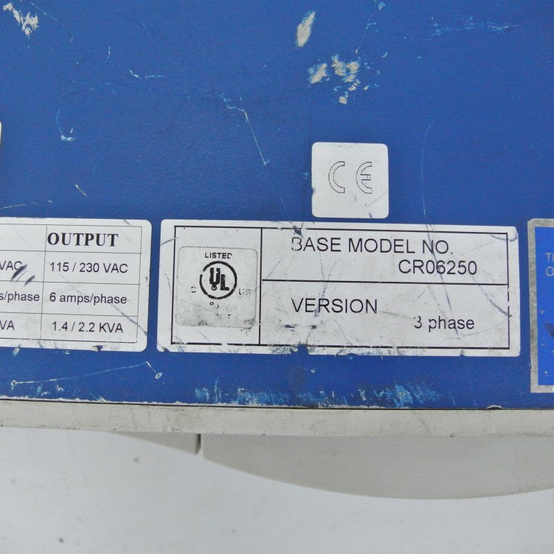 Kollmorgen CR06250 Servo Driver Input 115/230 VAC
