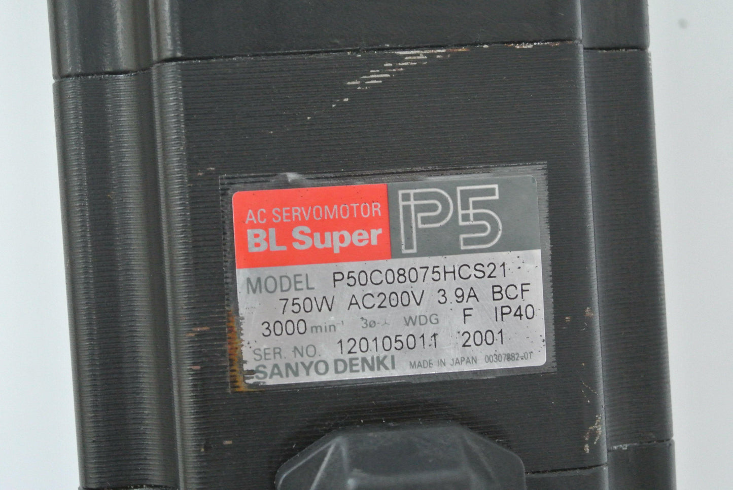 SANYO Denki P50C08075HCS21 AC Servo Motor 750W - Pulingma Automation