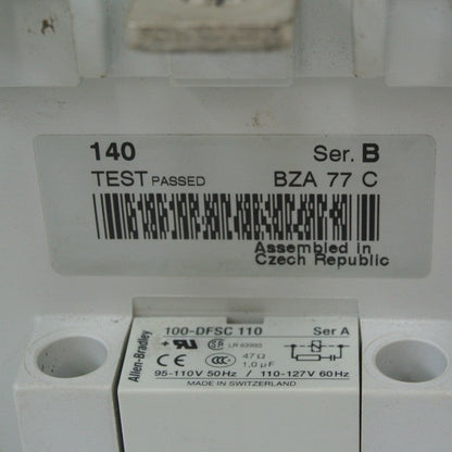 Allen Bradley Contactor 100-D140 220V EI