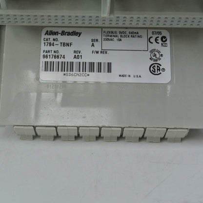 Allen Bradley 1794-TBNF Terminal Base Ser A