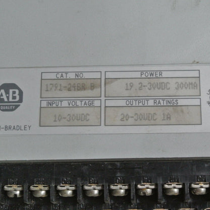 Allen Bradley 1791-24BR  I/O Module Input 10-30VDC