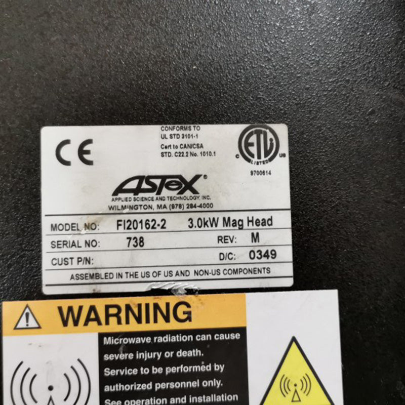 MKS ASTeX FI20162-2 3.0Kw Semiconductor Wag Head