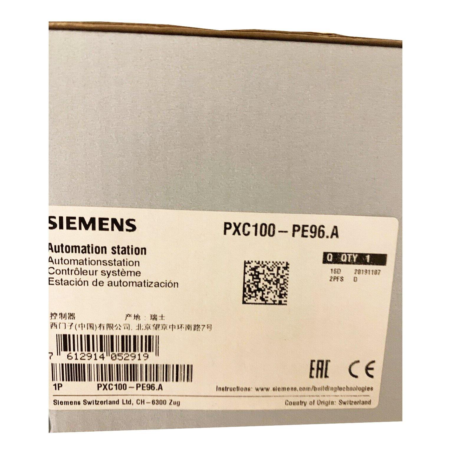 New Original Siemens Programmable Controller PXC100-PE96.A - Pulingma Automation