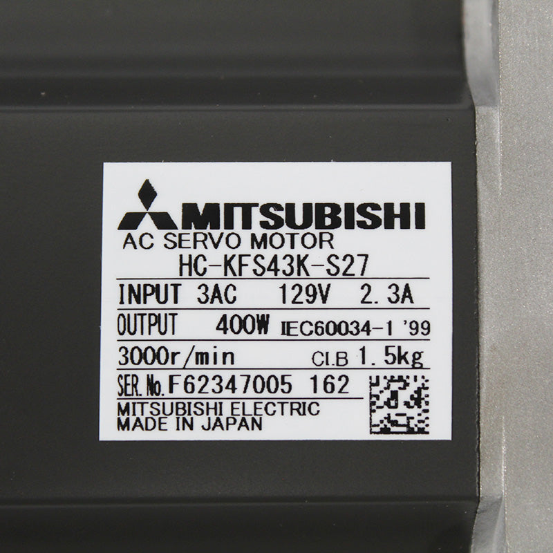 Mitsubishi HC-KFS43K-S27 Servo Motor