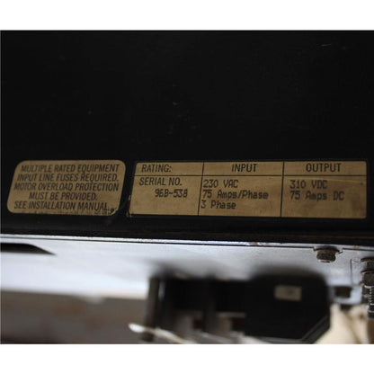 Kollmorgen PSR4/5A-275/8 SERIAL NO. 96B-538 DRIVE - Pulingma Automation