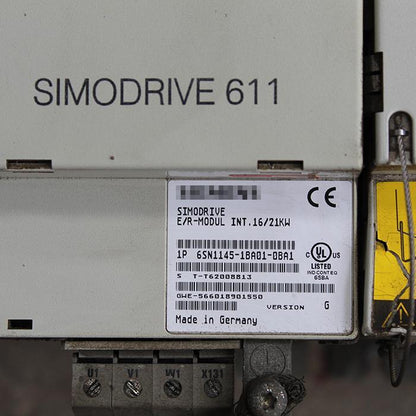 SIEMENS 6SN1145-1BA01-0BA1 Servo Drive Version G - Pulingma Automation