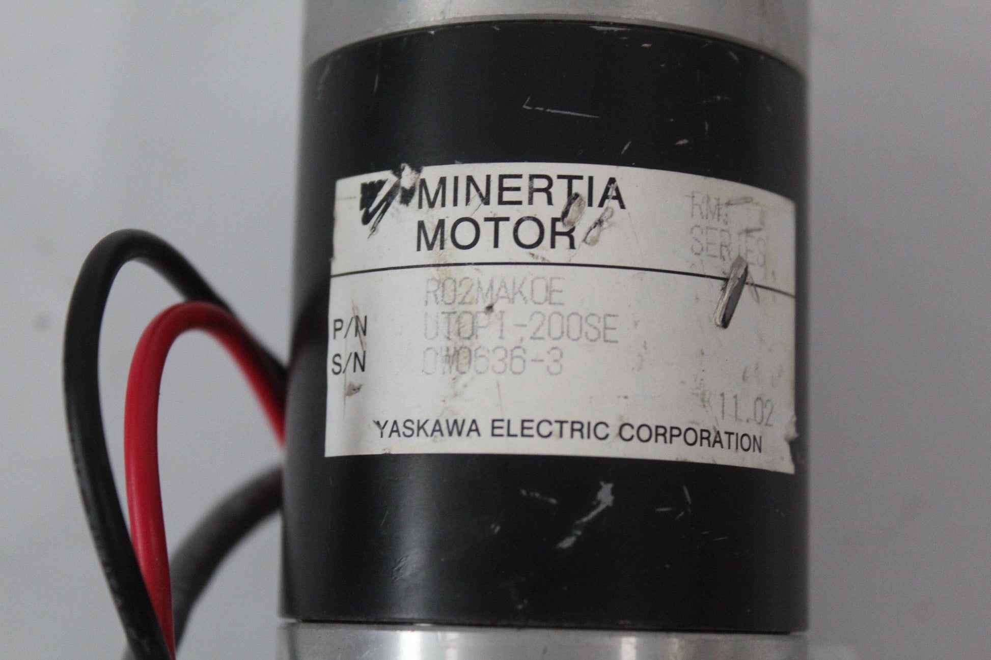 Used Yaskawa DC Servo Motor R02MAKOE UTOPI-200SE - Pulingma Automation