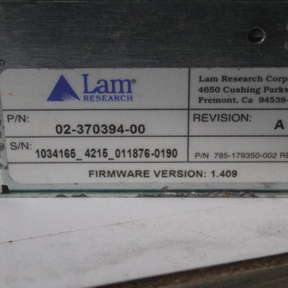 LAM 02-370394-00 Controller