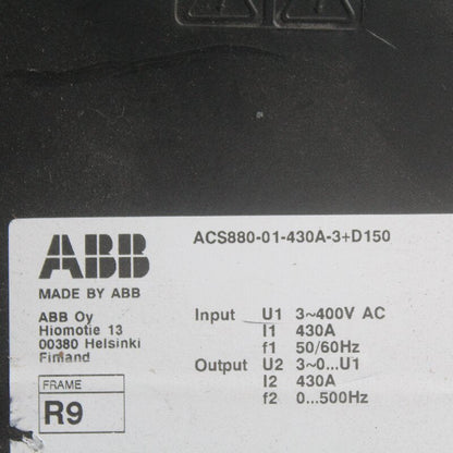 ABB ACS880-01-430A-3+D150 Inverter