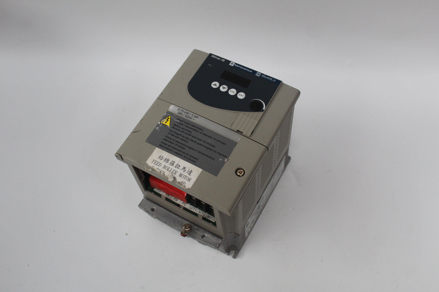 Used Schneider Telemecanique Altivar 28 Inverter 0.75kw ATV28HU18N4S303 - Pulingma Automation