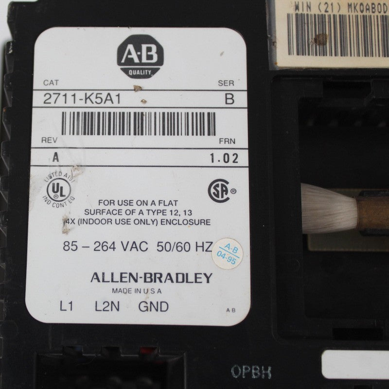 Allen Bradley 2711-K5A1 PanelView 550 Operator Panel