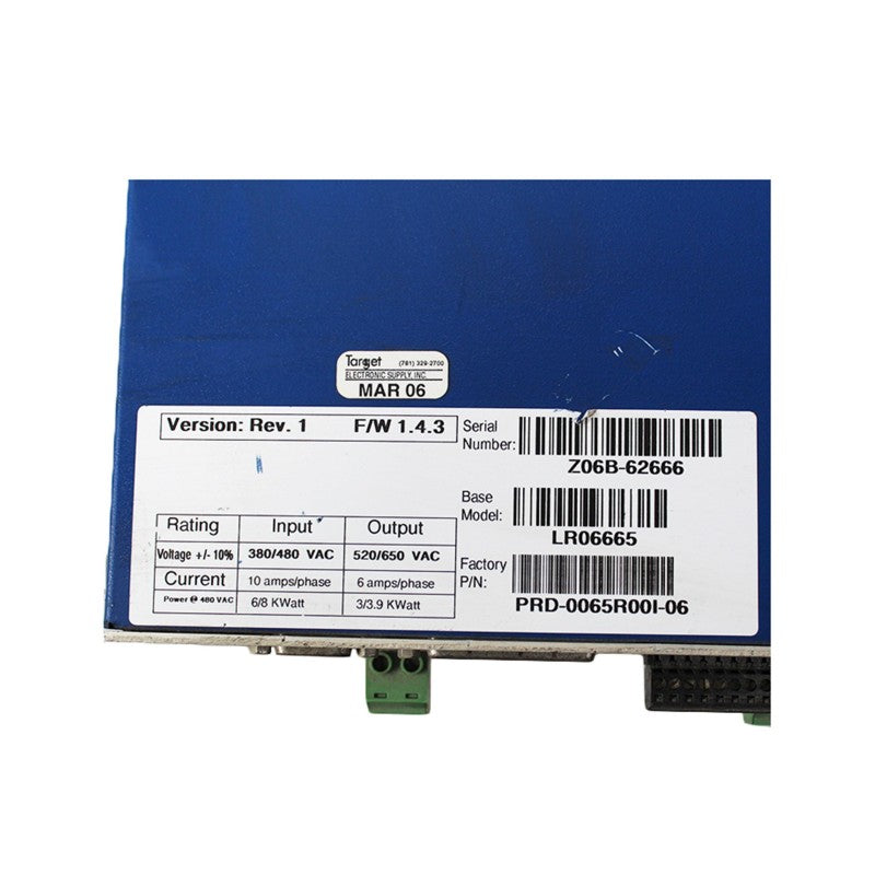 KOLLMORGEN Servo Drive LR06665 Used In Good Condition