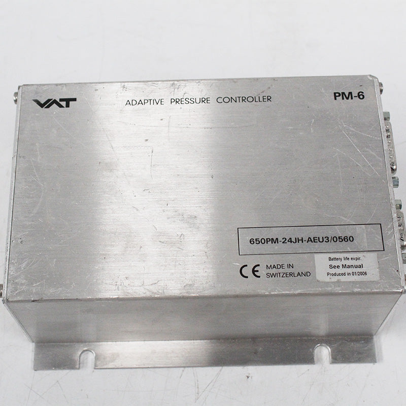 VAT 650PM-24JH-AEU3/0560 PM-6 Semicondutor Adaptive Pressure Controller