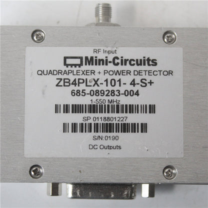 Lam Research 685-089283-004 Mini-Circuits Quadraplexer + Power Detector