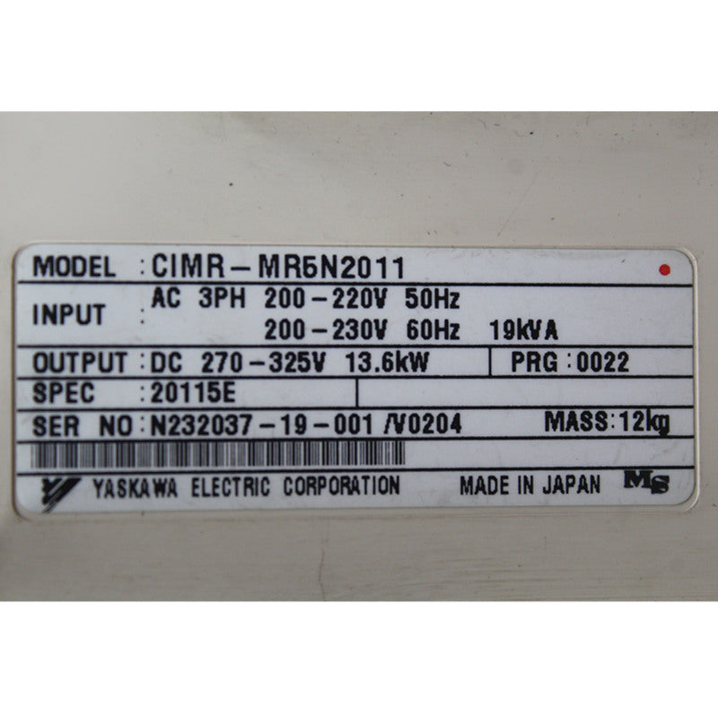 YASKAWA CIMR-MR5N2011 Servo Drive