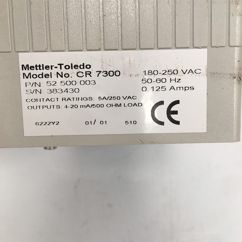 METTLER CR 7300 TOLEDO 52 500 003 Controller