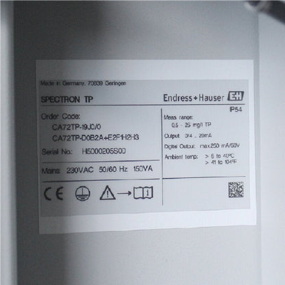 E+H CA72TP SPECTRON TP