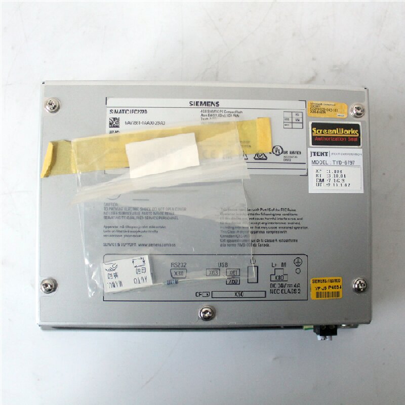 SIEMENS 6AV7881-1AA00-2BA0 Touch Panel