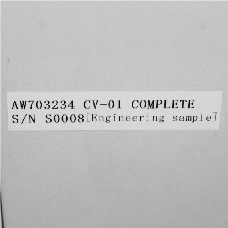 SYSMEX AW703234 CV-01 Control Cabinet