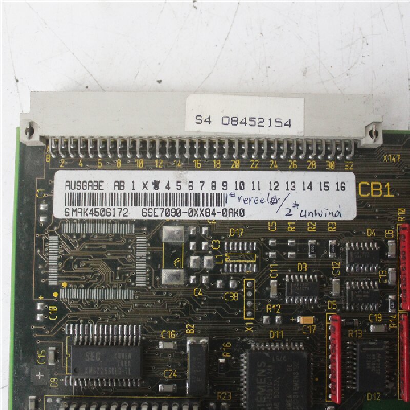 SIEMENS 6SE7090-0XX84-0AK0 Circuit Board