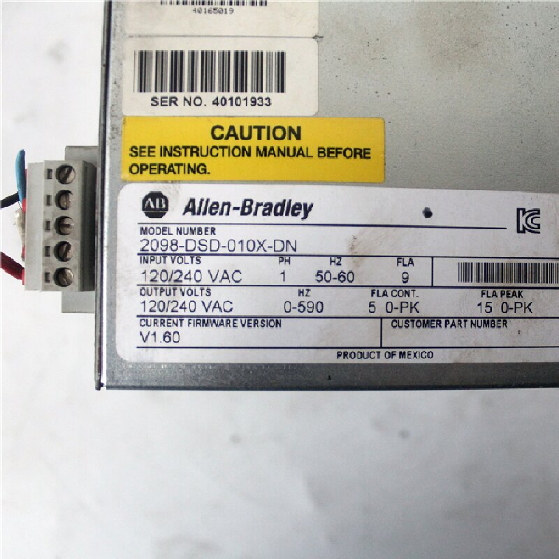 Allen Bradley 2098-DSD-010X-DN ,Ultra 3000 Servo Drive