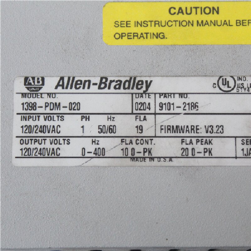 Allen Bradley 1398-PDM-020 Driver Perfect quality assurance